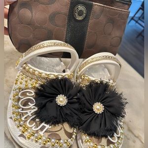 Coach bag with coach designed shoes